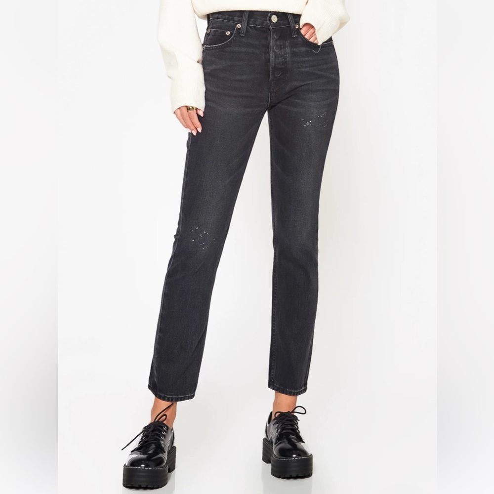 No End Denim High Rise Slim-Straight Jean Size 29